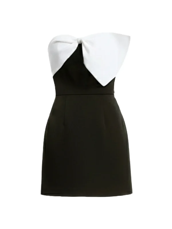 Ollie Bow Strapless Minidress