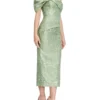 Cyprus One-Shoulder Jacquard Midi-Dress