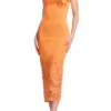 Vivian Floral Strapless Gown