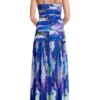 Elora Metallic Floral Gown