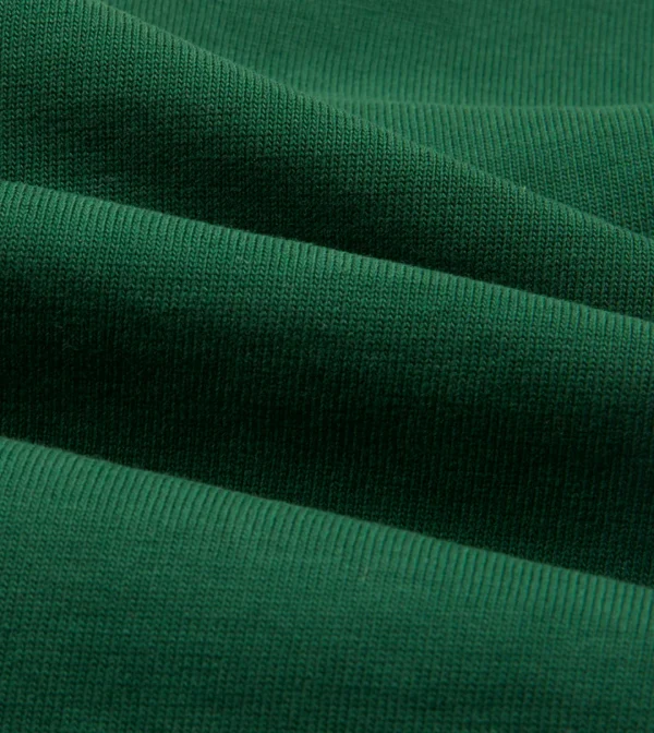 Forest Green Cotton Crew Neck Hiking T-Shirt