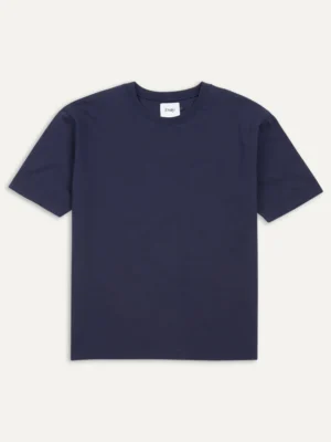 Navy Cotton Crew Neck Hiking T-Shirt