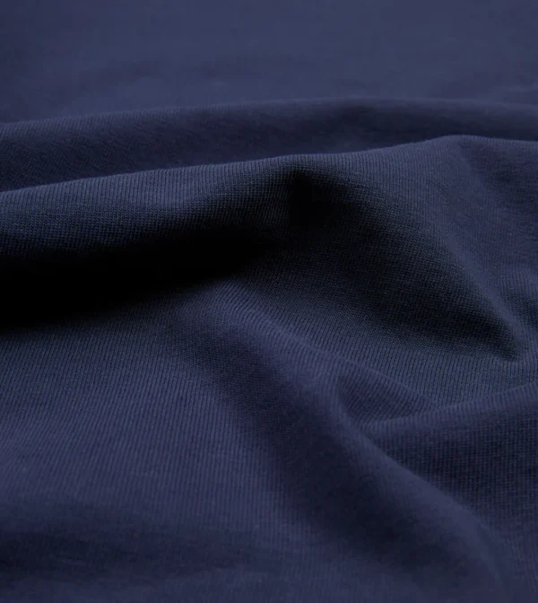 Navy Cotton Crew Neck Hiking T-Shirt