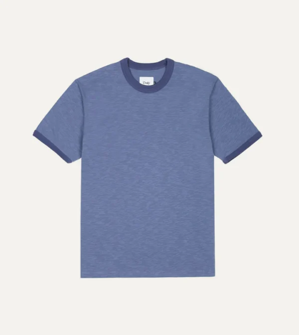 Indigo Tonal Ringer T-Shirt